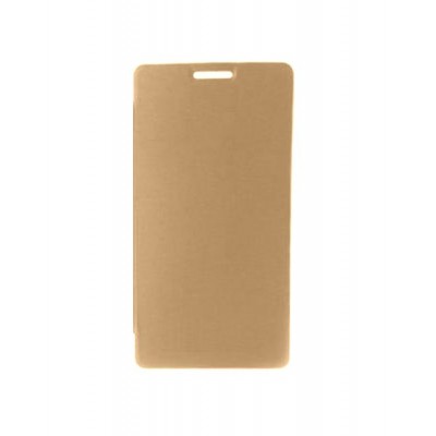 Flip Cover For Intex Aqua Power Hd 4g Champagne By - Maxbhi.com