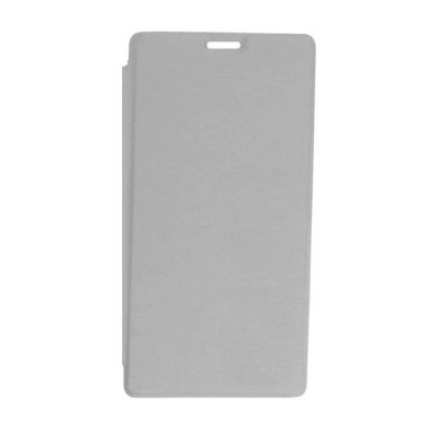 Flip Cover For Xiaomi Redmi 4 Prime Silver By - Maxbhi.com