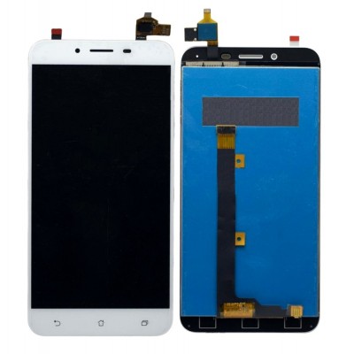 Lcd With Touch Screen For Asus Zenfone 3 Max Zc553kl Silver By - Maxbhi Com