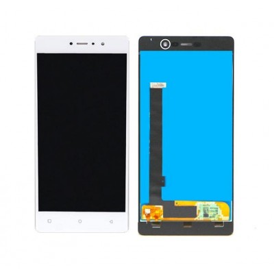 Lcd With Touch Screen For Gionee S6s White By - Maxbhi Com