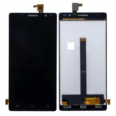 Lcd With Touch Screen For Intex Aqua Power Hd 4g Grey By - Maxbhi Com