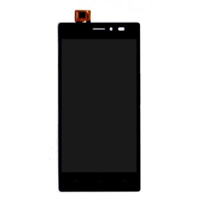 Lcd With Touch Screen For Lava X17 Gold By - Maxbhi.com