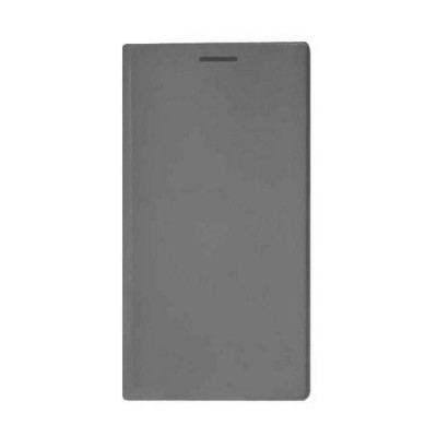 Flip Cover For Intex Aqua View Grey By - Maxbhi.com