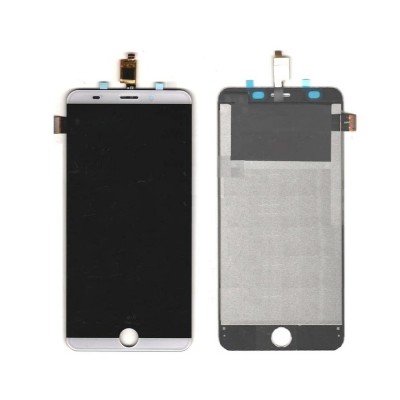 Lcd With Touch Screen For Intex Aqua View White By - Maxbhi Com