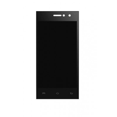 Lcd With Touch Screen For Lava A76 Black By - Maxbhi.com