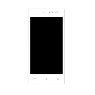 Lcd With Touch Screen For Lava A76 White By - Maxbhi.com
