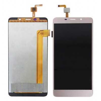 Lcd With Touch Screen For Leagoo M8 Champagne By - Maxbhi Com