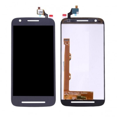 Lcd With Touch Screen For Motorola Moto E3 Power Black By - Maxbhi Com