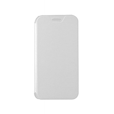 Flip Cover For Intex Cloud String V2 Silver By - Maxbhi.com