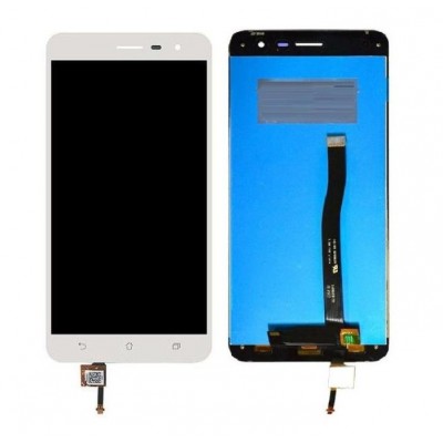 Lcd With Touch Screen For Asus Zenfone 3 Ze552kl White By - Maxbhi Com