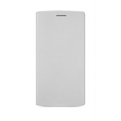 Flip Cover For Intex Aqua Classic White By - Maxbhi.com