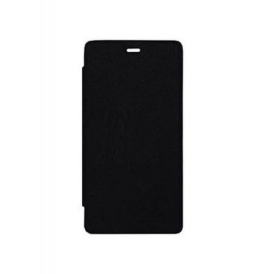 Flip Cover For Intex Aqua Ring Black By - Maxbhi.com