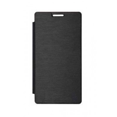 Flip Cover For Lava Fuel F1 Black By - Maxbhi.com