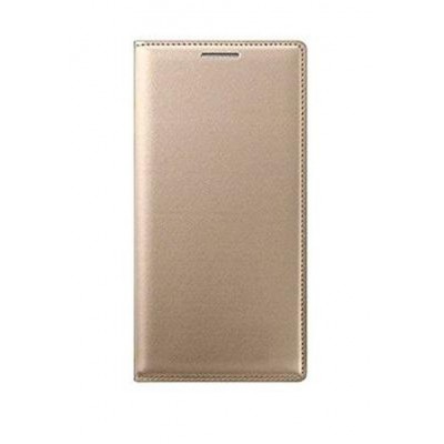 Flip Cover For Samsung Galaxy C7 Gold By - Maxbhi.com