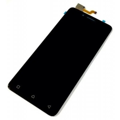 Lcd With Touch Screen For Lenovo A6600 Plus Black By - Maxbhi Com
