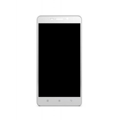 Lcd With Touch Screen For Lenovo A7700 White By - Maxbhi.com