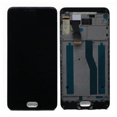 Lcd With Touch Screen For Meizu M5 Black By - Maxbhi Com