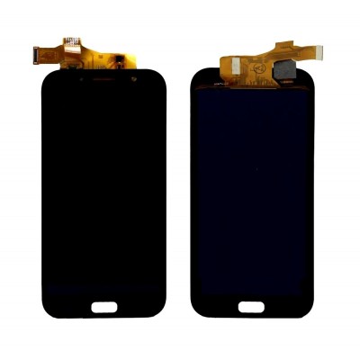 Lcd With Touch Screen For Samsung Galaxy A7 2017 Black By - Maxbhi Com