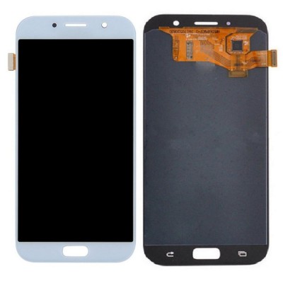 Lcd With Touch Screen For Samsung Galaxy A7 2017 Blue By - Maxbhi Com