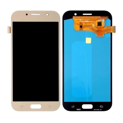 Lcd With Touch Screen For Samsung Galaxy A7 2017 Gold By - Maxbhi Com