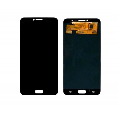 Lcd With Touch Screen For Samsung Galaxy C7 Grey By - Maxbhi Com