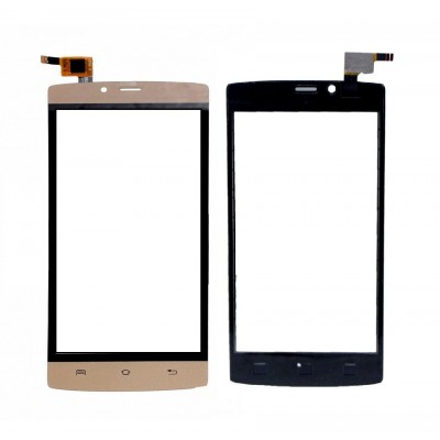 Touch Screen Digitizer For Intex Aqua Classic Champagne By - Maxbhi Com