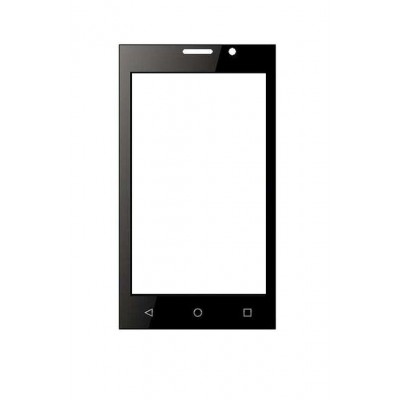 Touch Screen Digitizer For Intex Aqua Joy Black By - Maxbhi.com