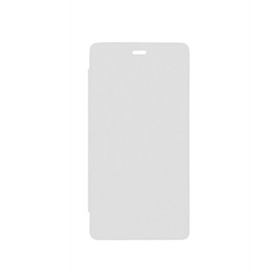 Flip Cover For Intex Aqua Strong 5.1 White By - Maxbhi.com