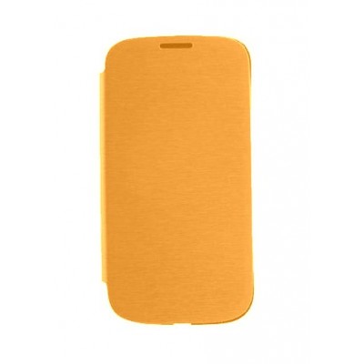 Flip Cover For Tecno L7 Yellow By - Maxbhi.com