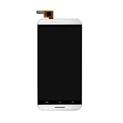Lcd With Touch Screen For Lava A67 White By - Maxbhi.com