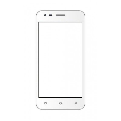 Touch Screen Digitizer For Intex Aqua 4.5 Pro White By - Maxbhi.com