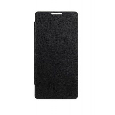 Flip Cover For Celkon Charm Spin Black By - Maxbhi.com