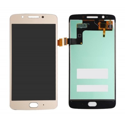 Lcd With Touch Screen For Moto G5 White By - Maxbhi Com