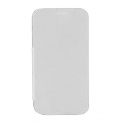 Flip Cover For Celkon Campus A418 Silver By - Maxbhi.com