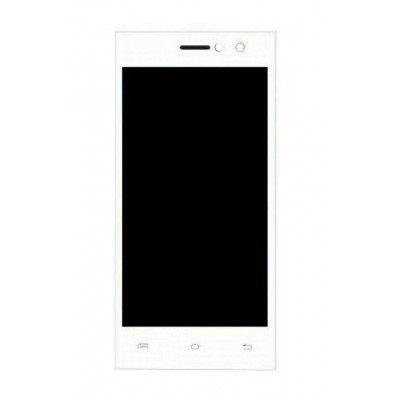 Lcd With Touch Screen For Lava A76 Plus White By - Maxbhi.com