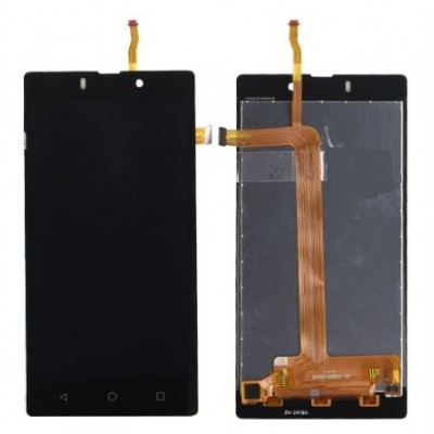 Lcd With Touch Screen For Lyf Wind 7s Black By - Maxbhi Com