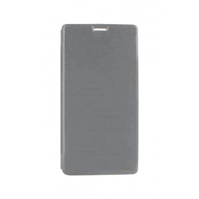 Flip Cover For Blu Studio One Plus Grey By - Maxbhi.com