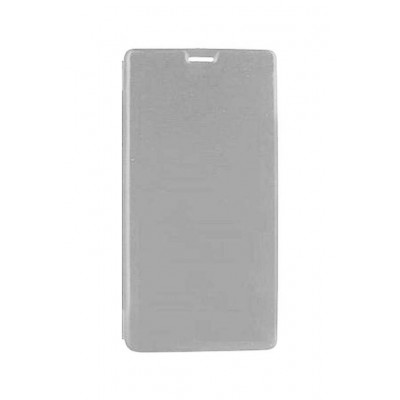 Flip Cover For Blu Studio One Plus Silver By - Maxbhi.com