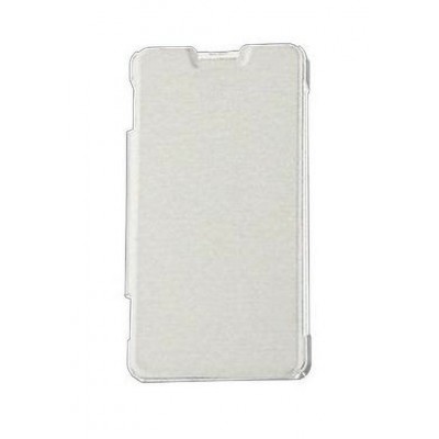 Flip Cover For Intex Plasma White By - Maxbhi.com