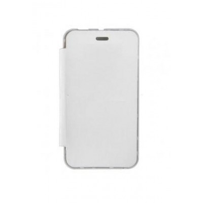 Flip Cover For Karbonn A5 Plus White By - Maxbhi.com