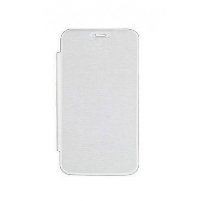 Flip Cover For Intex Aqua 4.0 White By - Maxbhi.com