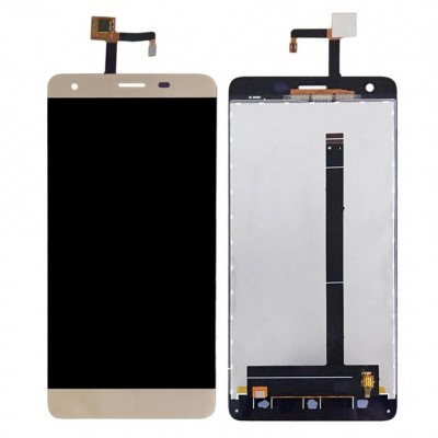 Lcd With Touch Screen For Oukitel K6000 Pro Gold By - Maxbhi Com