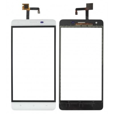 Touch Screen Digitizer For Oukitel K6000 Pro Silver By - Maxbhi Com