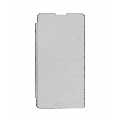 Flip Cover For Videocon A24 White By - Maxbhi.com