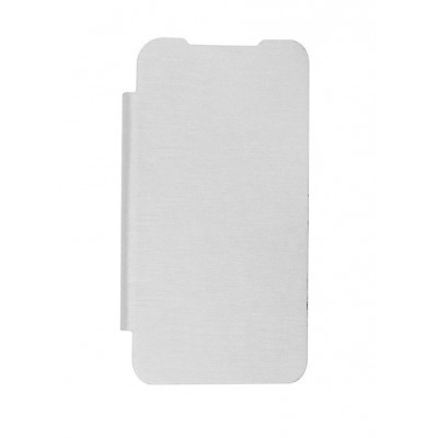 Flip Cover For Intex Aqua 5.0 White By - Maxbhi.com