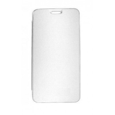 Flip Cover For Karbonn Smart A66 White By - Maxbhi.com