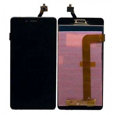 Lcd With Touch Screen For Micromax Canvas Evok Black By - Maxbhi Com
