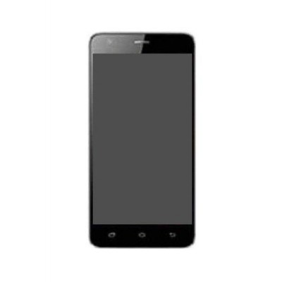 Lcd With Touch Screen For Douzo Silk D5 Black By - Maxbhi.com