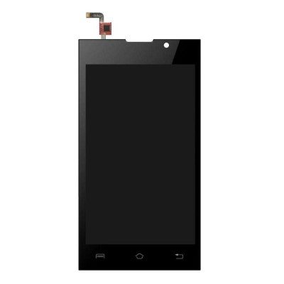 LCD with Touch Screen for Lava A48 Blue