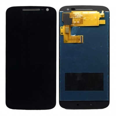 Lcd With Touch Screen For Moto G4 Black By - Maxbhi Com
